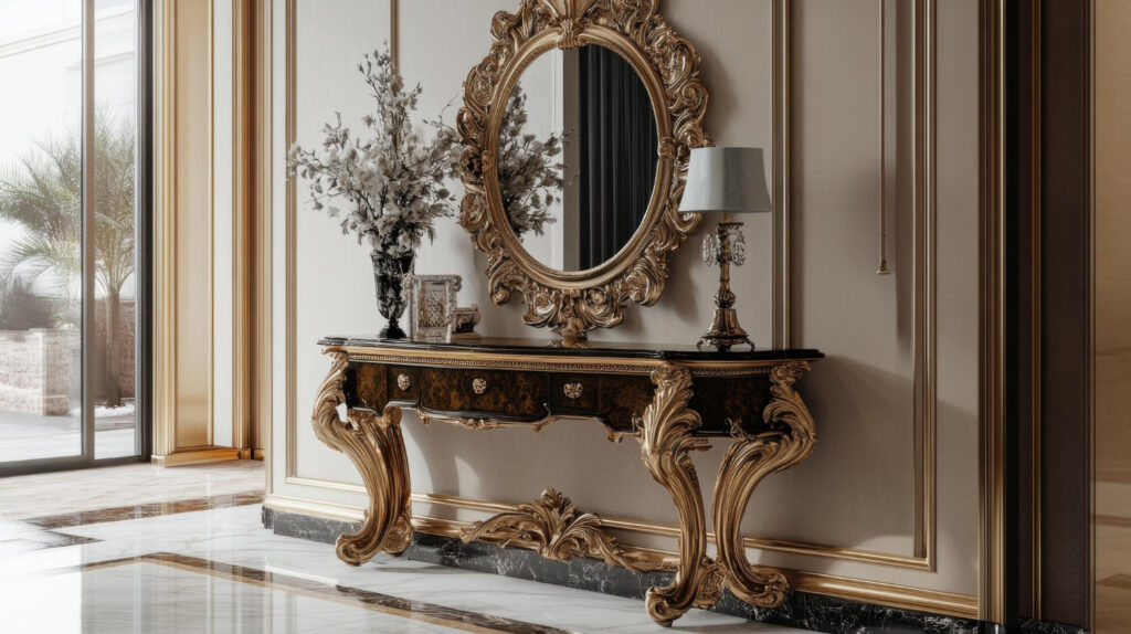 Baroque Console Tables: The Most Photographed Piece in Entryways Right Now