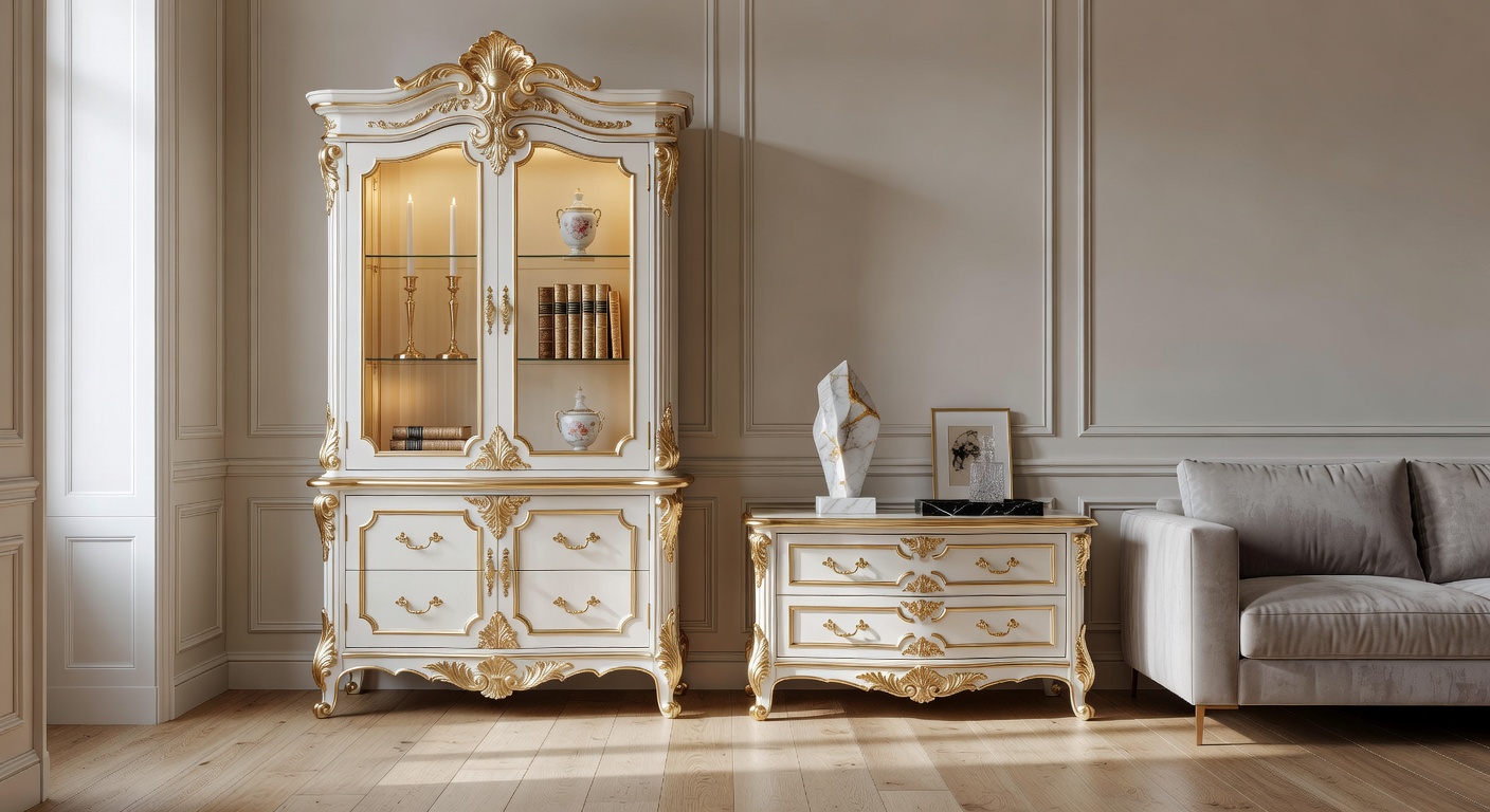 Baroque Display Cabinets: How to Curate a Collection That Doesn’t Look Cluttered