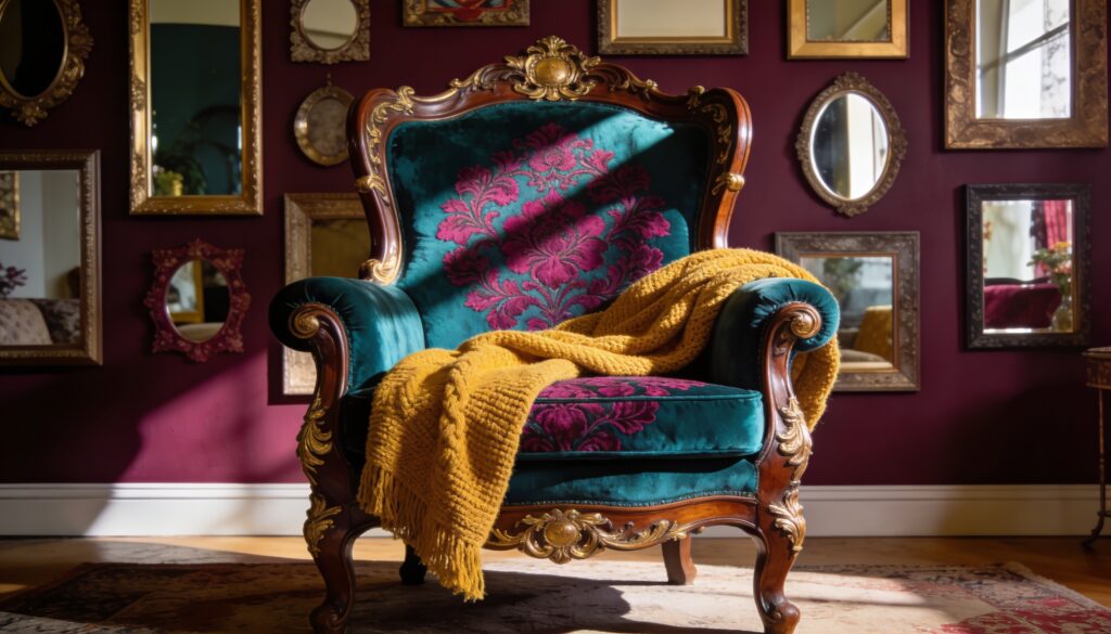Why Baroque Armchairs Are Taking Over Maximalist Homes in 2026