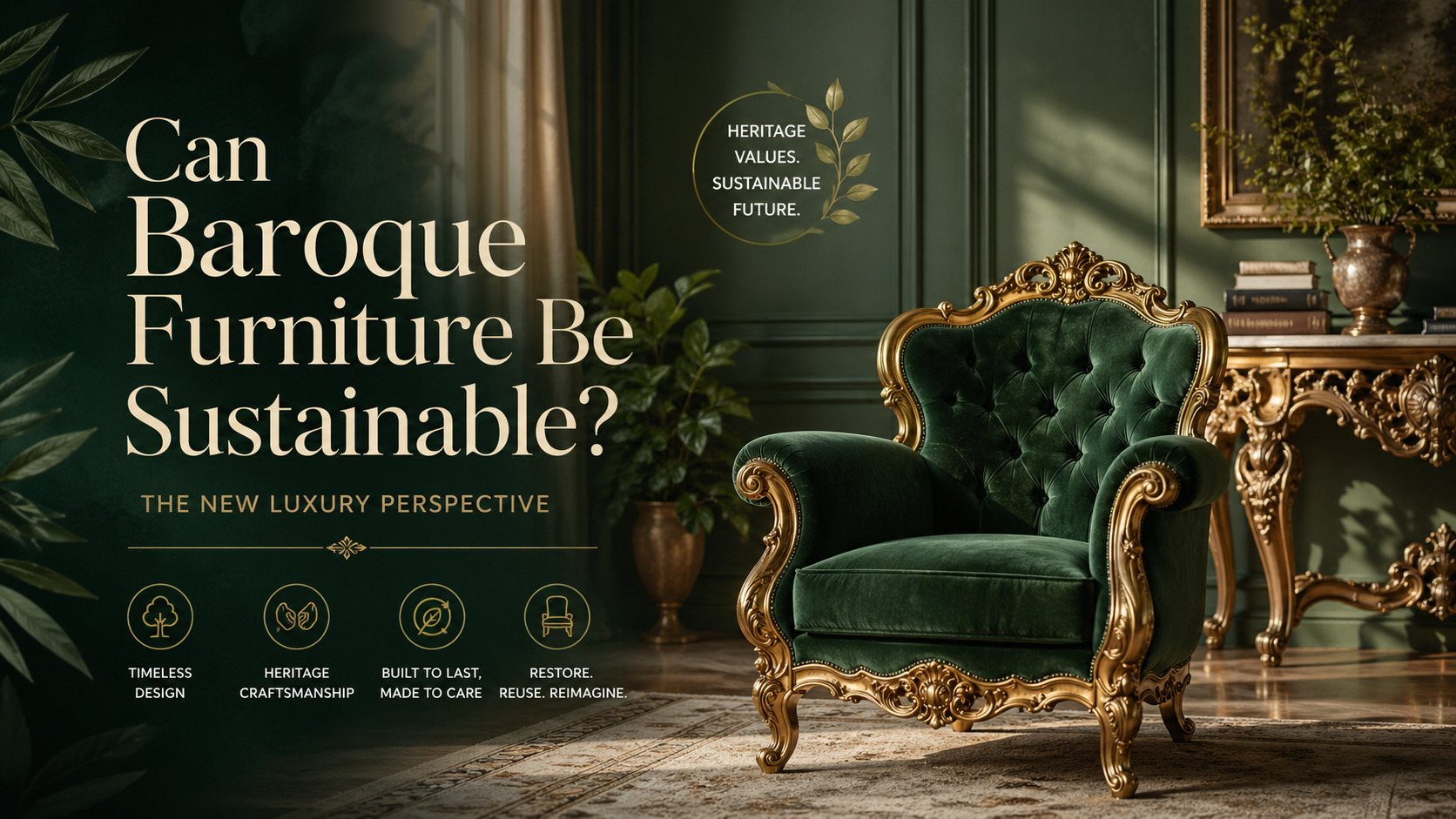 Can Baroque Furniture Be Sustainable? The New Luxury Perspective