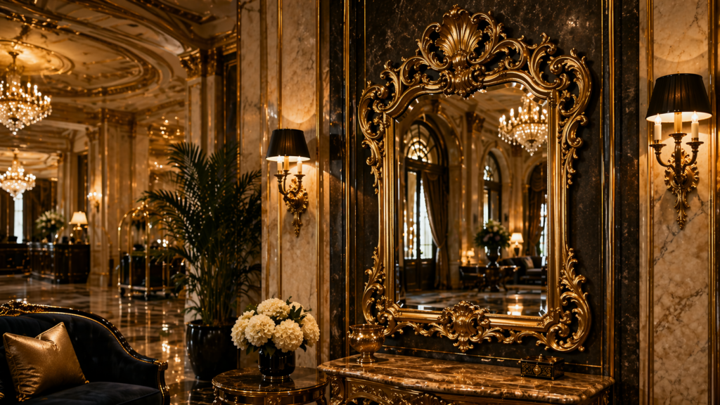 The Gilded Reflection: Why Baroque Style Mirrors Are Essential for Luxury Hotel Design