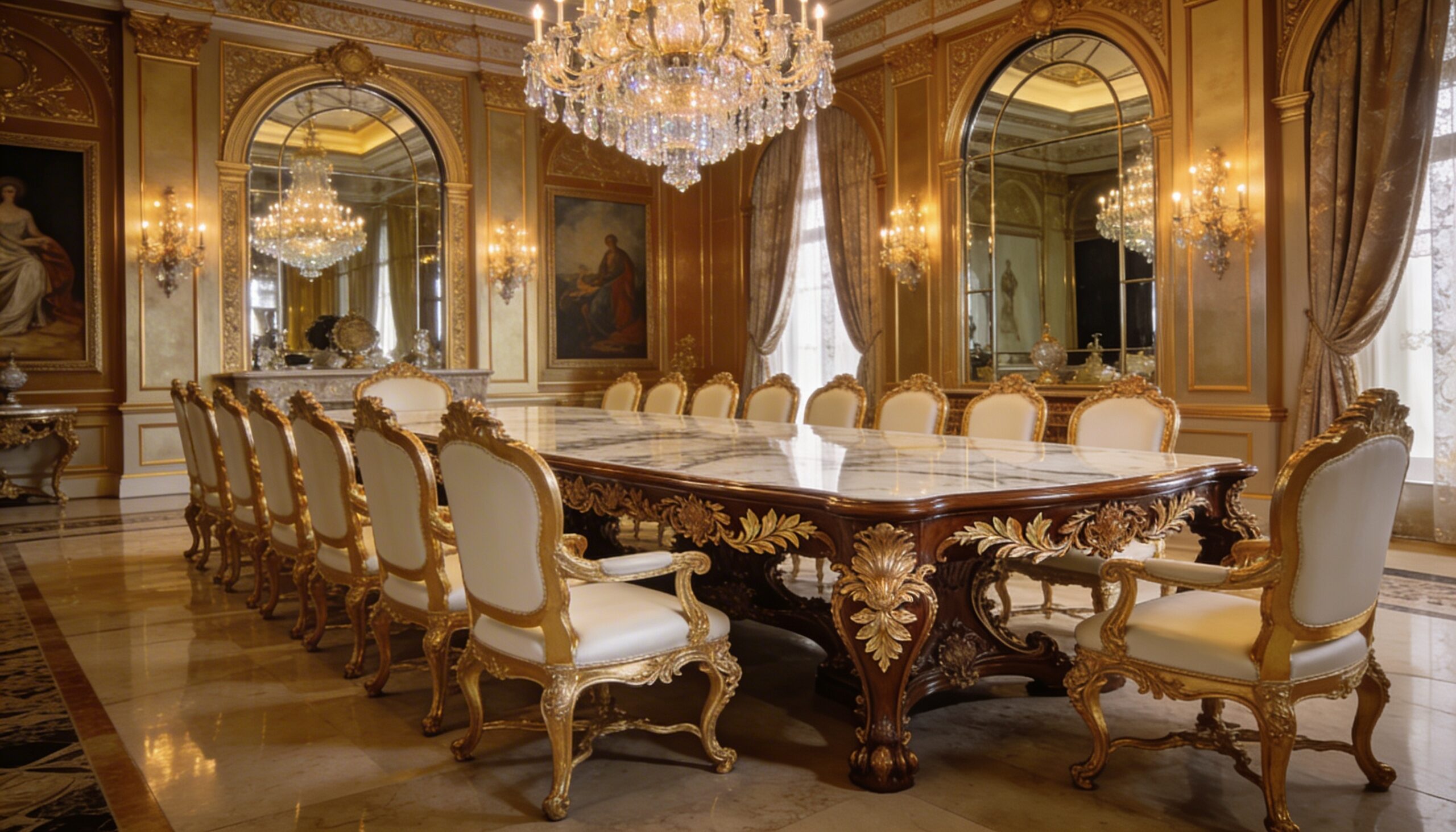 Design Story: How Baroque Dining Chairs Evolved from Palace Grandeur to Modern EU Homes