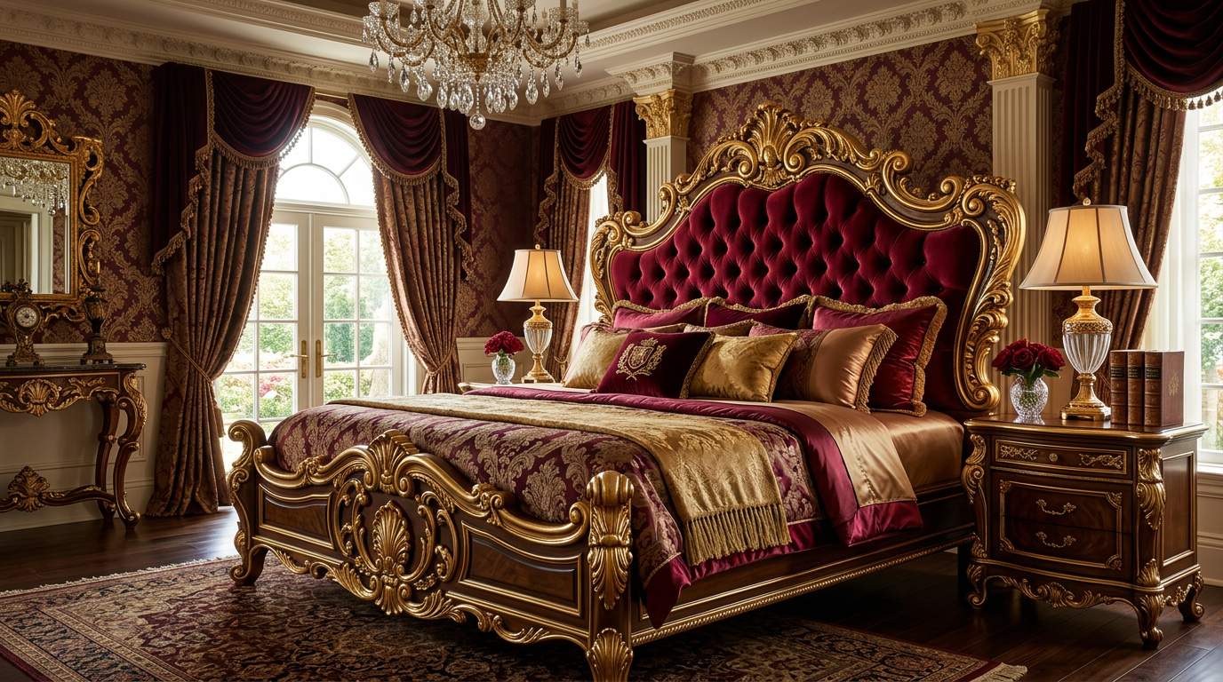 The Ultimate Guide to the Baroque King Size Bed: Where Grand Luxury Meets Dreamlike Comfort
