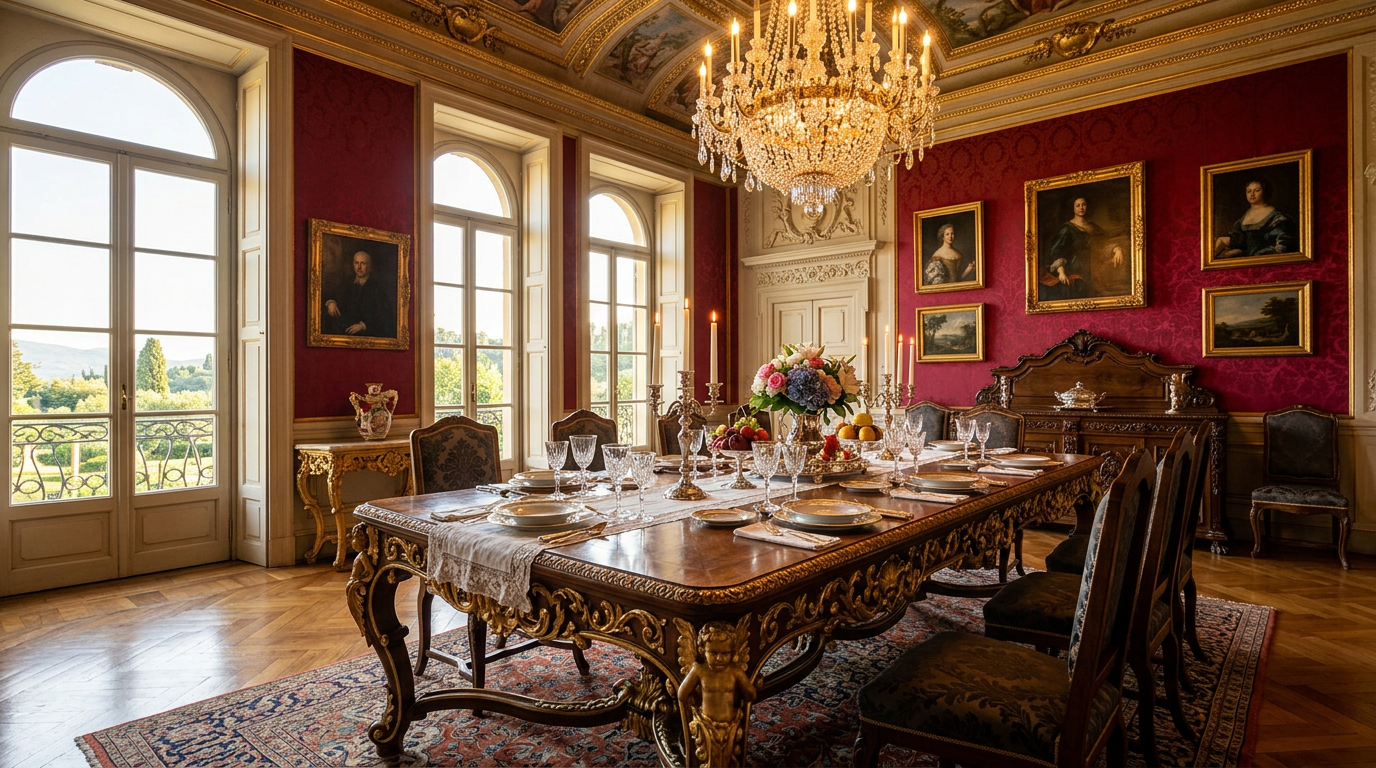 Baroque Dining Tables: The Ultimate Symbol of Elegance and Functionality